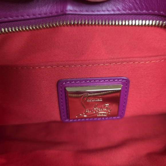 RARE Christian Louboutin Loubiposh Studded Clutch/Shoulder/Crossbody Bag - Picture 10 of 16